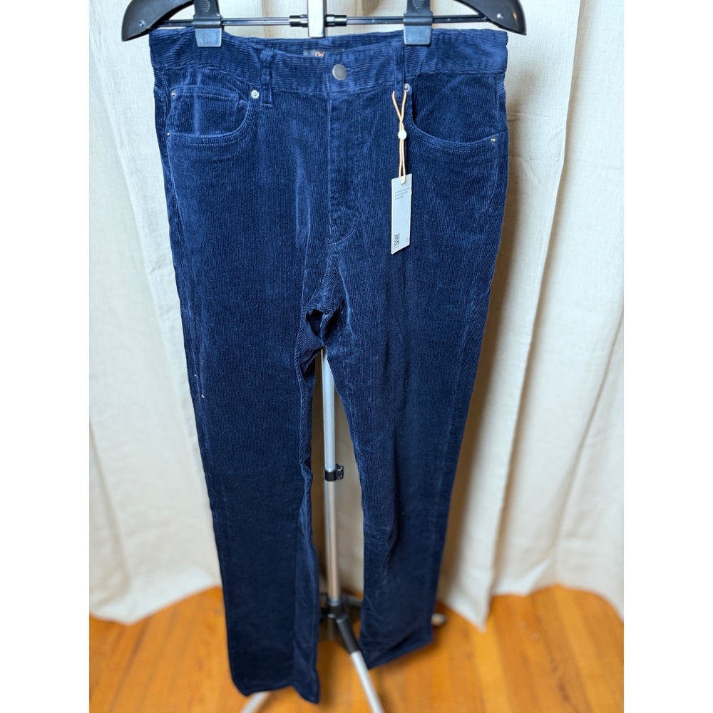 Quince Organic Stretch Corduroy 5 Pocket Pants Men's 32x34 Deep Navy Straight